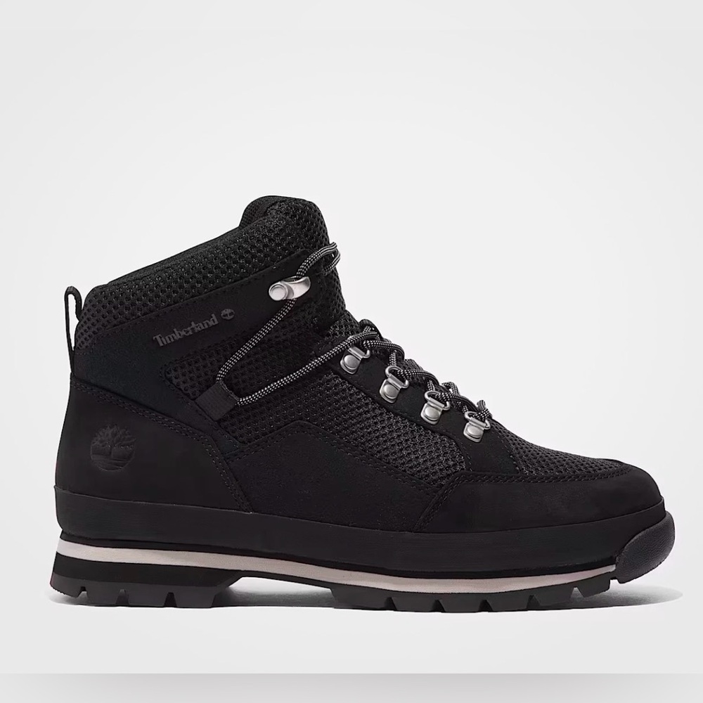 NWT- Timberland ‘Euro Hiker Mid’ Black Boots